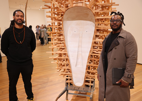 Everyone wanted to pose with C.F.A.O.