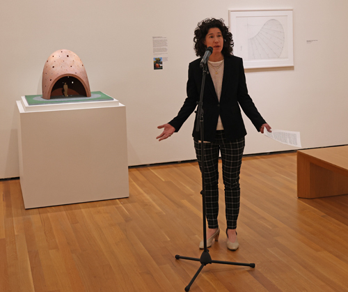 Curator Emily Liebert
