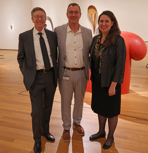 CMA Director William Griswold, Chief Marketing Office Todd Mesek and Andria Derstine, the CMA�s Deputy Director and Chief Curator