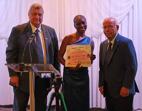 Pierre Bejjani, JaChara Taylor and Dr. Wael Khoury