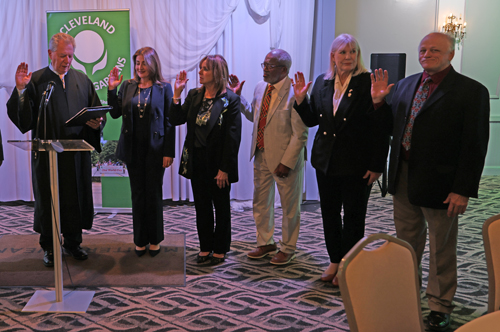 Swearing in the new board members