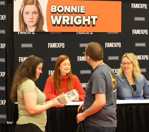 Bonnie Wright at Fan Expo