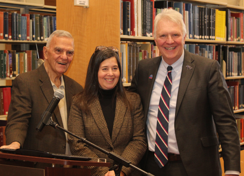 Alex Machaskee, Kelly Falcone Hall and Chris Ronayne