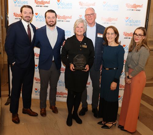 Mayor Georgine and Carter Welo with Mike Gibbons family