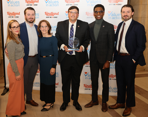 Ryan Puente, Mayor Bibb and members of Mike Gibbons family