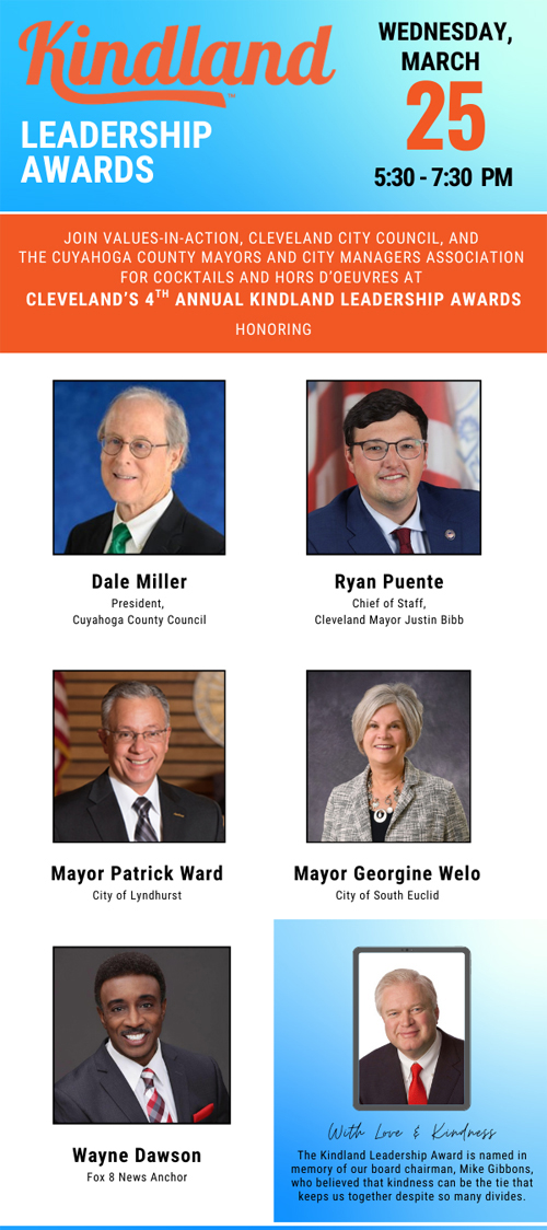 Kindland Leadership Awards flyer