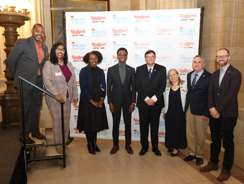 Ryan Puente and Mayor Bibb group