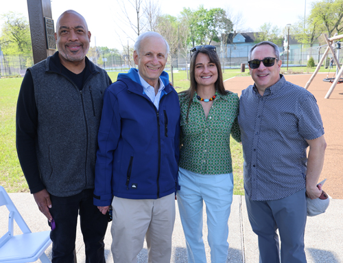 Blaine Griffin, State Sen. Kent Smith, , Nikki Hudson and Matt Zone