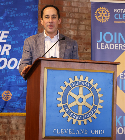 David Gilbert at Rotary of Cleveland