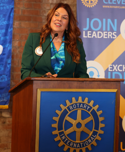 Rotary Club of Cleveland President Laura Gambrell