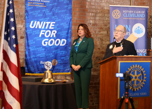 National anthem at Rotary meeting