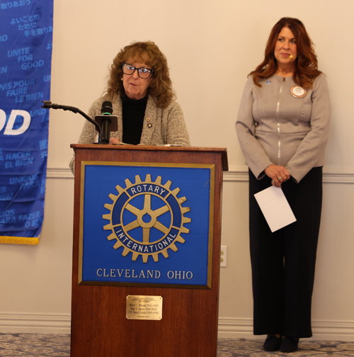 Beverly Ghent-Skrzynski and president Gambrell