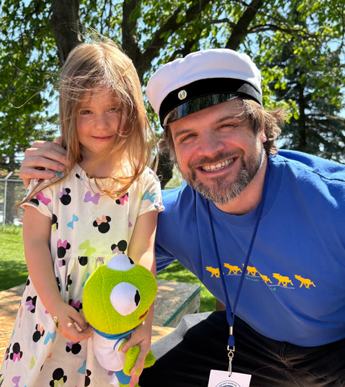 Finnish guy and daughter