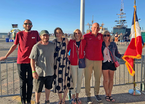 Larry Miller and wife and group