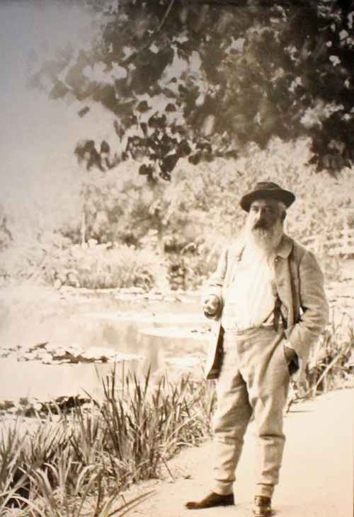 Claude Monet photo at the exhibit
