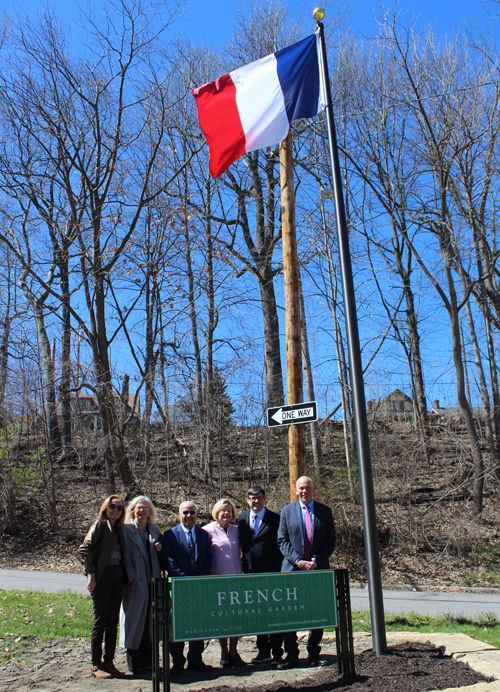 French Cultural Garden CCGF people with flag