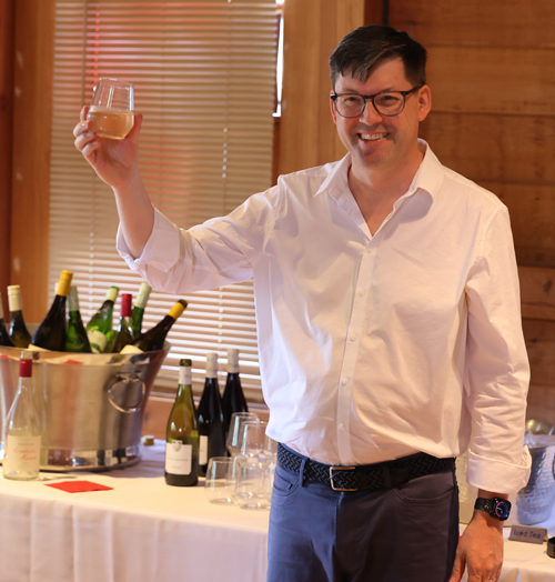 Cedric LeRouge toasts USA and France
