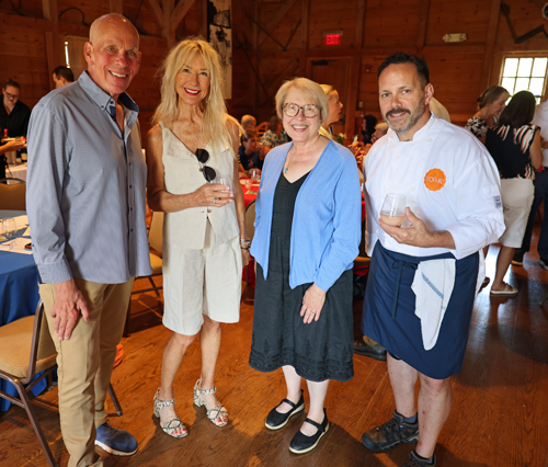 Larry Miller with French culinary entrepreneurs