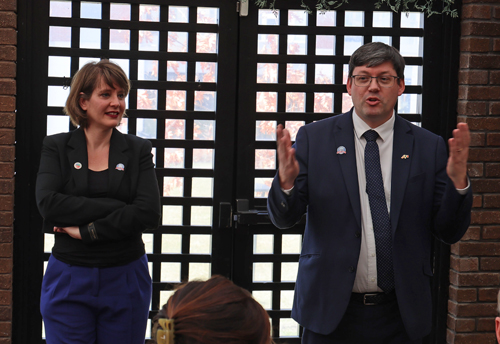 Consul General Montel and Cedric Le Rouge