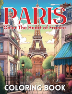 Paris coloring book