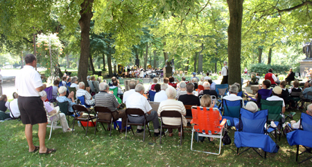Crows at Cleveland German Music Concert in German Cultural Garden