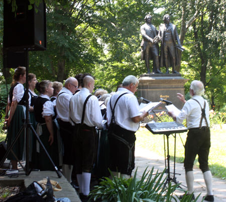 Cleveland German Music Choir in German Cultural Garden