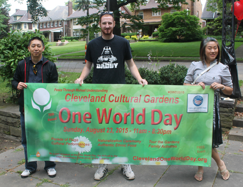 Be sure to join Johnny Wu, Brayden and Yin Tang at One World Day on August 23