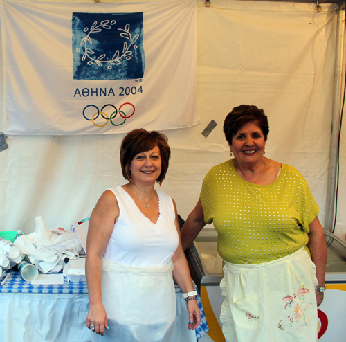 Ladies at Greek Festival at Sts Constantine and Helen Greek Orthodox Cathedral