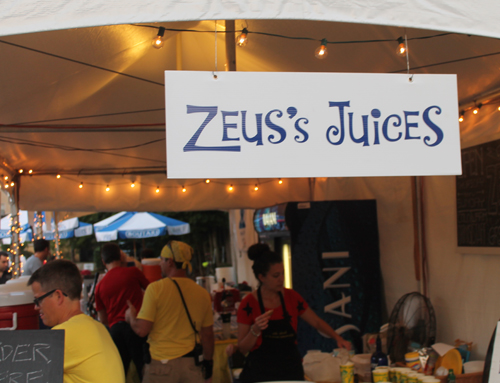 Zeus's Juices sign