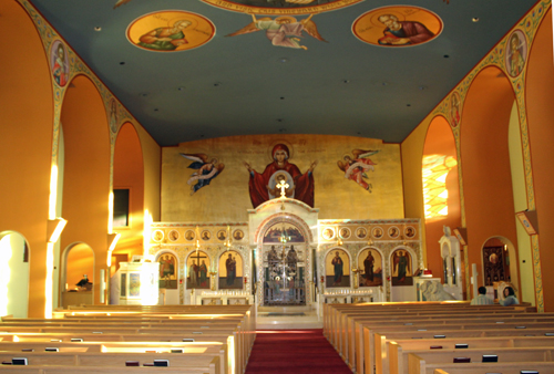 Inside Saints Constantine & Helen Cathedral