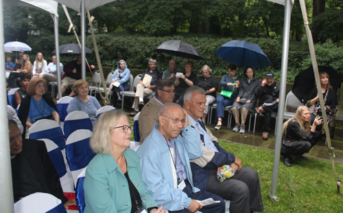 Crowd at Greek event