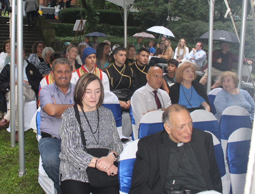 Crowd at Greek event