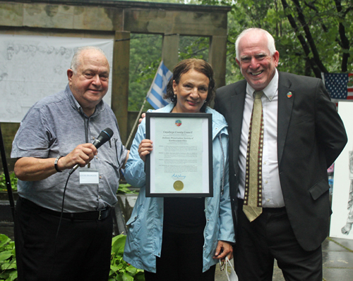 Lou Frangos, Jean Wendland Porter and Martin Sweeney