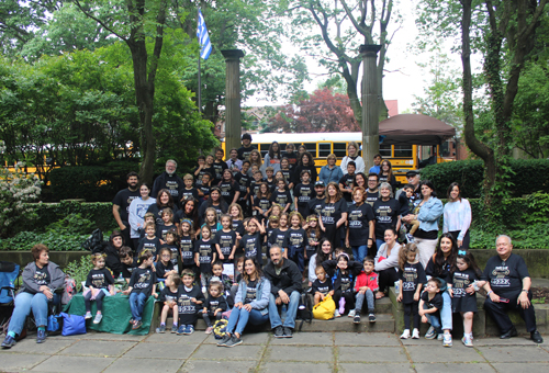 Group photo from Greek Summer Camp