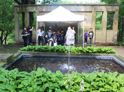 Fountain in Greek Cultural Garden
