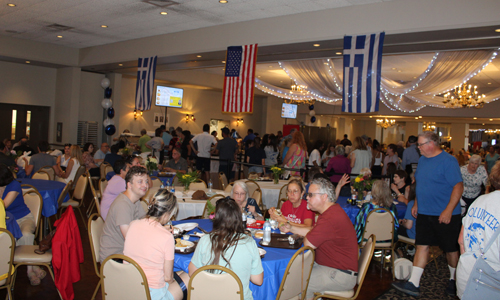 St Paul Greek Fest dining hall