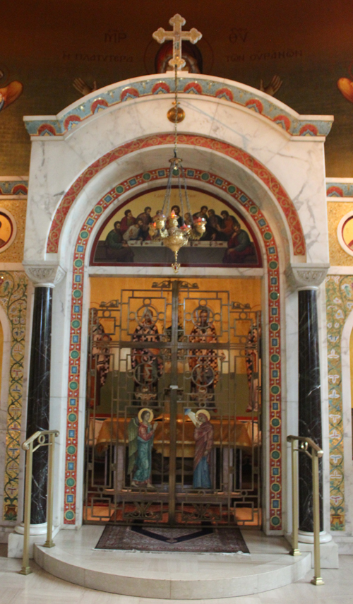 Inside Sts. Constantine & Helen Greek Orthox Cathedral