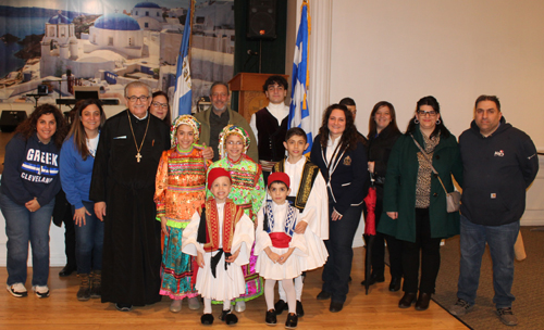 Greek group with Priest