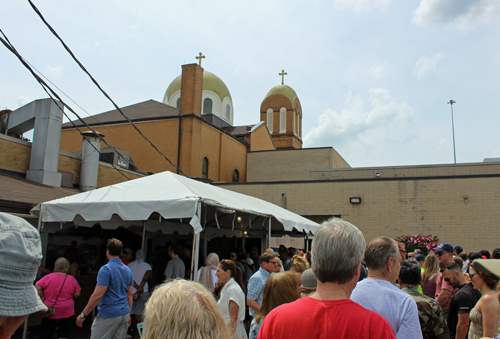 Crowd at Tremont Greek Festival
