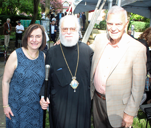 Ann Frangos, His Eminence Metropolitan Savas and Alex Machaskee