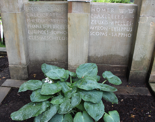 Greek Garden mural names