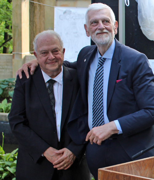 Lou Frangos and Deputy Minister Loverdos