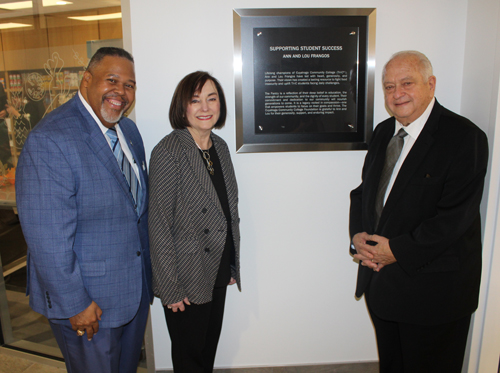 Dr. Michael Baston with Ann and Lou Frangos