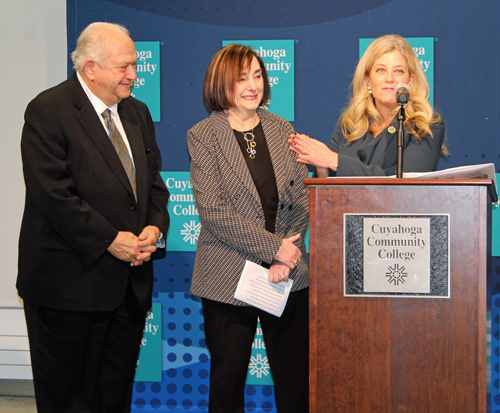Lou and Ann Frangos with Megan O'Bryan