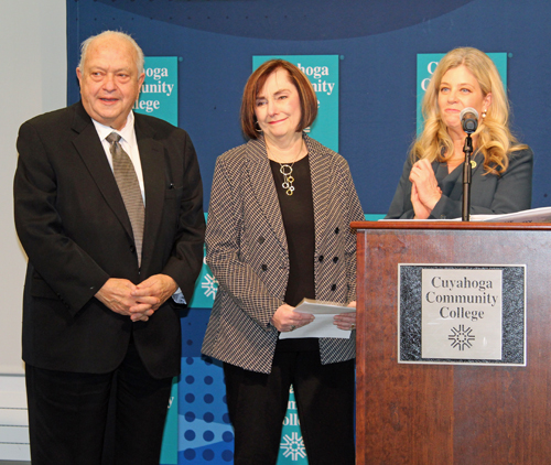 Lou and Ann Frangos with Megan O'Bryan