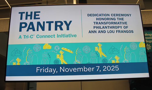 Tri-C Pantry event honoring Ann and Lou Frangos