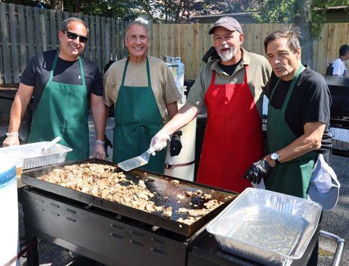 Sts Constantine and Helen Greek Festival 2026 volunteers grill