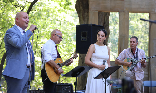 Greek Musicians performing