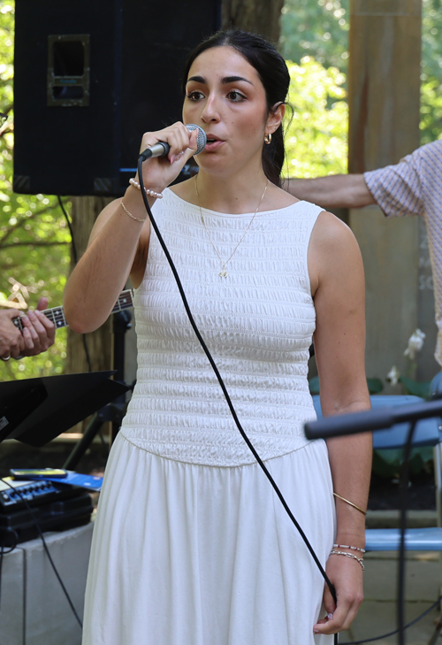 National Anthem of the United States led by sporano Emelia Aceto