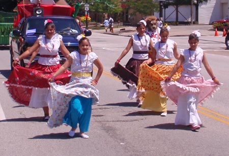 Cleveland Puerto Rican Day Parade girls